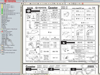 Toyota Coaster / Optimo Service Manual 01/1993-->, workshop service manual Toyota Coaster, Toyota Optimo, workshop manual, maintenance, electrical wiring diagrams, body repair manual Toyota Coaster