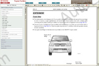 Toyota Hilux 2005-2011 Service Manual 07/2005-->, repair manual Toyota Hilux, service manual, maintenance, electrical wiring diagrams, body dimension