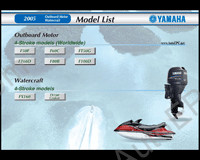 Yamaha service manual, repair manual, specification, periodic checks and adjustments, wiring diagrams outboard motors Yamaha, watercraft (jetski) Yamaha, 4 stroke