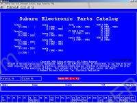 Subaru Usa ProQuest electronic spare parts catalogue