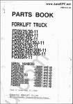Komatsu ForkLift Truck electronic spare parts catalogue (parts books), shop manuals Komatsu Forklifs