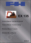 Fiat Hitachi Crawler Excavators service manuals Fiat Hitachi EX 135, EX 165, EX 215, EX 255, EX 285, EX 355/355BEH, EX 455, circuit diagrams Fiat Hitachi, Fiat Hitachi operators manuals.