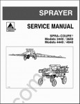 Spra-Coupe spare parts catalogue, service manual, repair manual, maintanance, presented 4000 series, 7000 series Spra-Coupe AGCO GmbH