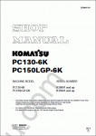 Komatsu Hydraulic Excavator PC130-6K, PC150LGP-6K service manual for Komatsu Excavators PC130-6K, PC150LGP-6K