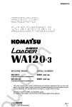 Komatsu Wheel Loader WA120-3, WA120-3(EU) Service manual, operation and maintenance for Komatsu Wheel Loader WA120-3, WA120-3(EU)