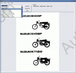 Suzuki Motorcycles 1968-2001 spare parts catalog, parts manual for Suzuki motorcycles 1968-2001
