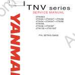 Yanmar TNV Series Service Manual Service and Maintenance Manual for Yanmar TNV Series 