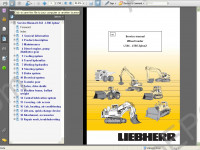 Liebherr L544 - L580 2plus2 Wheel Loader Service Manual workshop service manual Liebherr L544 - L580 2plus2, electrical wiring diagram, hydraulic diagram, operator's manual