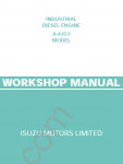 Isuzu A-4JG1 Diesel Engine Workshop Service Manual repair manual diesel engine A-4JG1, assembly, disassembly, specifications