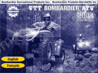 Bombardier (BRP) electronic spare parts catalogue, shop manual, electrical wiring diagrams, flat rate time, BRP ATV 2004 Model Year