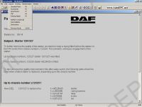 Daf Rapido spare parts catalogue