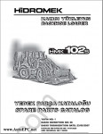 Hidromek HMK 102B, 102S electronic spare parts catalogue, workshop manual, operation manual, maintenance manual