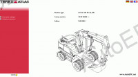 Atlas Terex spare parts catalogue, operator manuls, excavators Terex Atlas