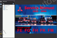 Mitsubishi Fuso Truck repair manual, service manual, workshop manual, electrical wiring diagrams