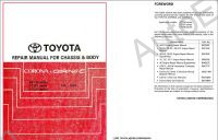 Toyota Corona, Carina E 1992->, electrical troubleshooting manual, electrical wiring diagrams Toyota Corona, Toyota Carina E