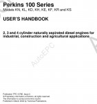 Perkins Engine 100 Series Perkins Workshop Manual 100 Series - Models 102-05, 103-07, 103-10, 103-13, 103-15, 104-19, 104-22