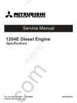 Perkins Engine 1204E (Hyundai) Workshop service manual for Perkins diesel engine 1204E