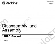 Perkins Engine 1106A Workshop Manual, Disassemly and Assembly, Schematics, Testing and Ajustment, Troubleshoting, Operation and Maintenance Manual Perkins 1106A Industrial Engine