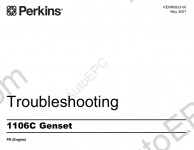Perkins Engine 1106C Workshop Manual, Disassemly and Assembly, Schematics, Testing and Ajustment, Troubleshoting, Operation and Maintenance Manual Perkins 1106C Industrial Engine