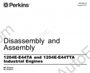 Perkins Engine 1204E Workshop service manual for Perkins diesel engine 1204E