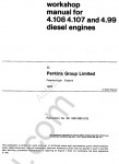 Perkins Engine 4.108 / 4.107 / 4.99 Perkins Service Manual 4108 / 4107 / 4.99