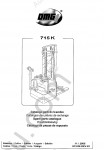 DMG 715K spare parts catalogue