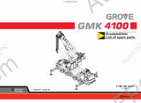 Grove GMK 4100 list of spare parts catalog and workshop manuals.