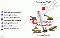 Grove ECOS spare parts and service manuals