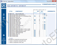 ZF Agricultural 2012 spare parts catalog identification for agricultural.