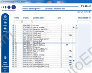 ZF SD 2016 spare parts catalog identification for trucks.