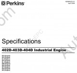 Perkins Engine 402D, 403D, 404D Perkins Service Manual 402D, 403D, 404D