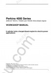 Perkins Engine 4006 / 4008 Perkins Service Manual 4006 / 4008