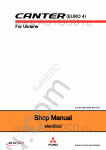 FUSO Canter (EURO 4) FE85D, Engine 4M50T5, for Ukraine service manual for FUSO FE85D Canter (EURO 4), Ukraine market