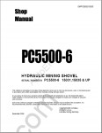 Komatsu CSS Service Mining - Hydraulic Mining Shovels service manuals for Komatsu Hydraulic Mining Shovels