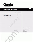 Genie Forklifts Service Manuals service manual for Genie Telehandler, Material and Small Personnel Lift, Scissor, Stick Boom, Towed Products, Z Boom