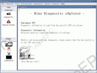 Hino Diagnostic eXplorer v2.0.3 diagnostic software for Hino Truck
