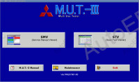 Mitsubishi M.U.T.-III Diagnostic Software PRG15091 + flash diagnostic program for MMC Ver.PRG15091-00