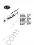 Nissan UD Trucks 2010 2010, Service Manual for UD Trucks 4x2 forward control - Chassis, Engine, Wiring manuals