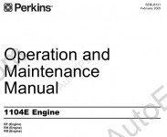 Perkins Engine 1104E / 1106E Perkins 1104E / 1106E Industrial Engine manuals