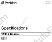 Perkins Engine 1104E / 1106E Perkins 1104E / 1106E Industrial Engine manuals