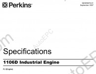 Perkins Engine 1106D Workshop Manual, Disassemly and Assembly, Schematics, Testing and Ajustment, Troubleshoting, Operation and Maintenance Manual Perkins 1106D Industrial Engine