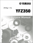 Yamaha YZF350 1986-1990 repair manual for YZF350 1986-1990