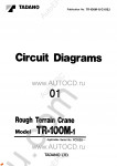 Tadano Rough Terrain Crane TR-100M-11 Service Manual and Circuit Diagrams for Tadano Rough Terrain Crane TR-100M-1