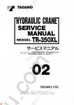 Tadano Rough Terrain Crane TR-300E(U)-2 Service Manual and Circuit Diagrams for Tadano Rough Terrain Crane TR-300E(U)-2