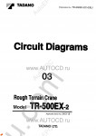 Tadano Rough Terrain Crane TR-500EX-2 Service Manual and Circuit Diagrams for Tadano Rough Terrain Crane TR-500EX-2