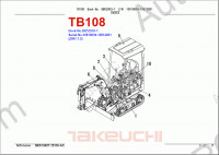 Takeuchi Spare Parts Catalog spare parts catalog for Takeuchi Excavators (Compact Excavator, Mini Excavator, Hydraulic Excavator), PDF