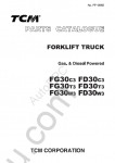 TCM ForkLift EPC - PCD-FG10CE spare parts catalog for TCM forklifts, diesel and gasoline powered engines, PDF