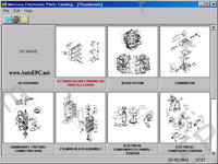 Mercury 2007 Midas 6.0, electronic spare parts catalogue outboard motors Mercury, service bulletins, wiring diagrams
