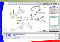 Webasto Data Top electronic spare parts catalogue, workshop manuals, service manuals, technical data