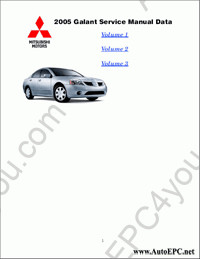 Mitsubishi Galant 2005 The description of technology of repair and service Mitsuibshi Galant, diagnostics, bodywork and other repair information.